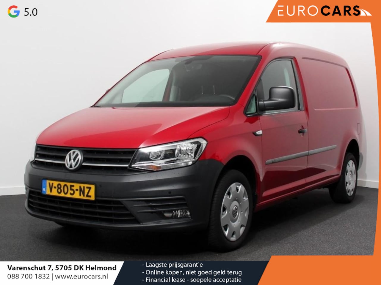 Volkswagen Caddy Maxi - L2H1 BMT Highline Automaat | Airco | Parkeersensoren | Radio | Bluetooth | - AutoWereld.nl