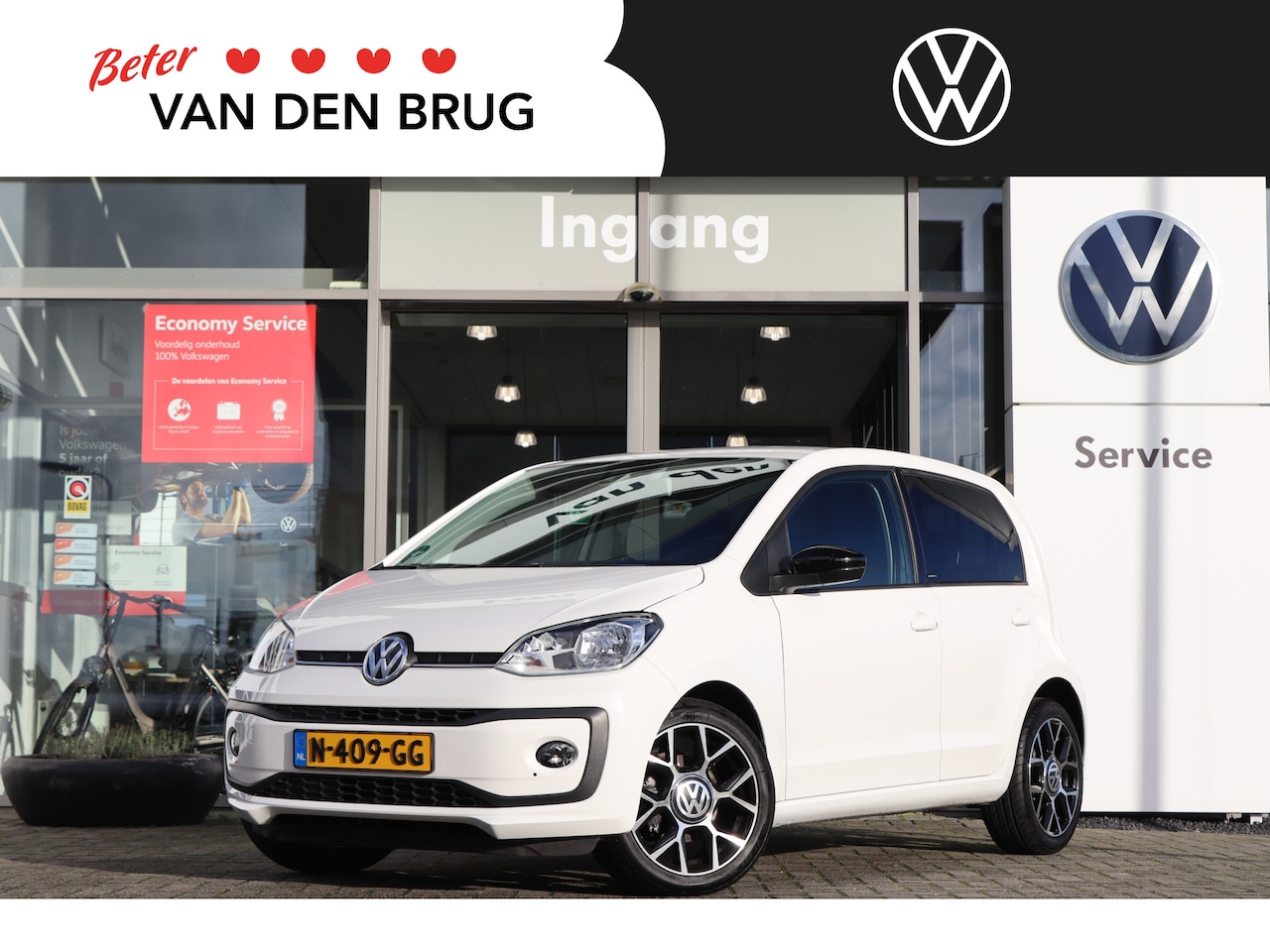 Volkswagen Up! - 1.0 BMT 60 pk IQ Drive | Cruise control | PDC Achter | Stoelverwarming | Airco | 16'' LM | - AutoWereld.nl