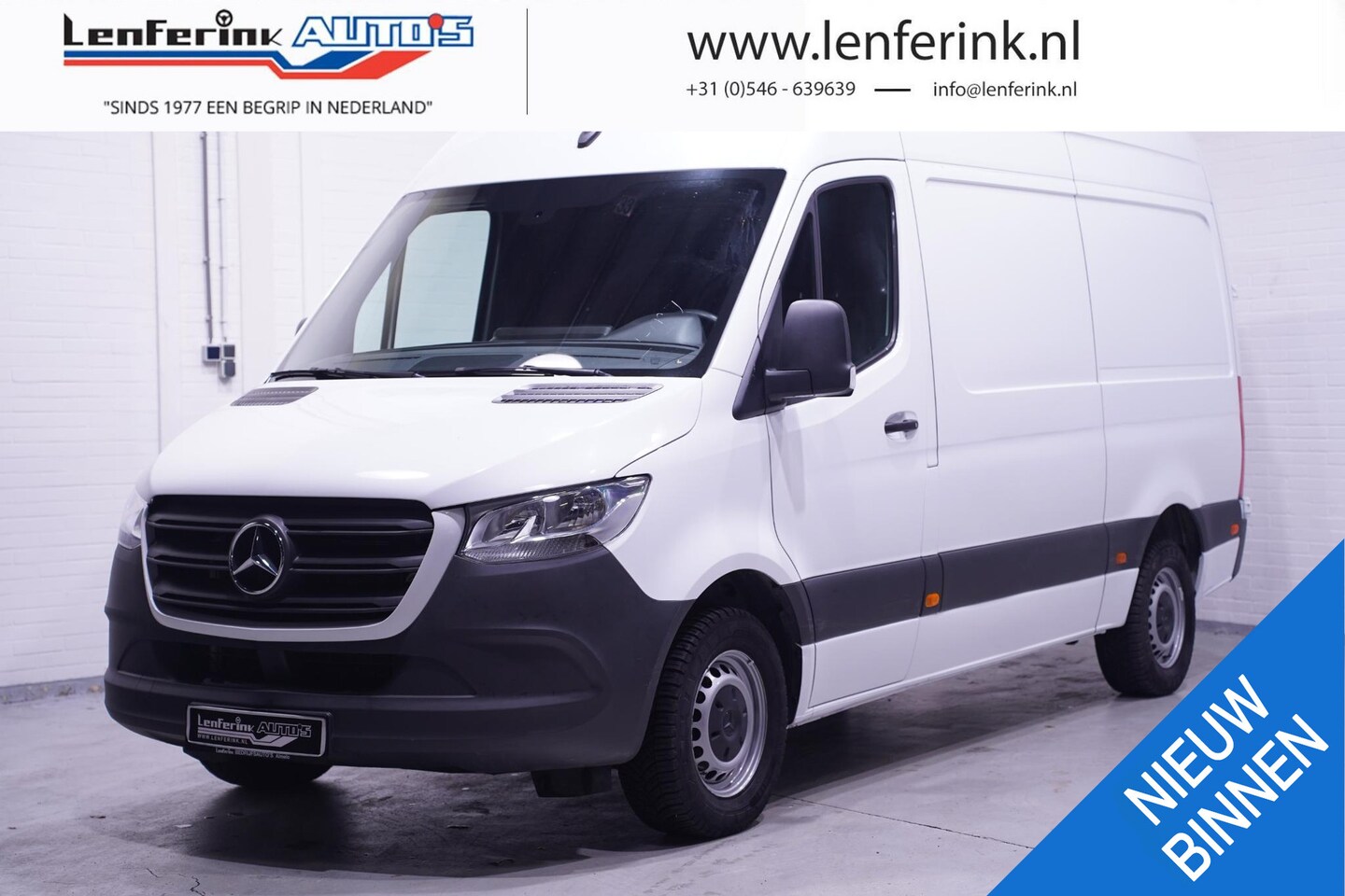 Mercedes-Benz Sprinter - 317 CDI 170 pk L2H2 BPM vrij, Airco, MBux Audio Cruise Control, Apple Carplay, Laadruimte - AutoWereld.nl