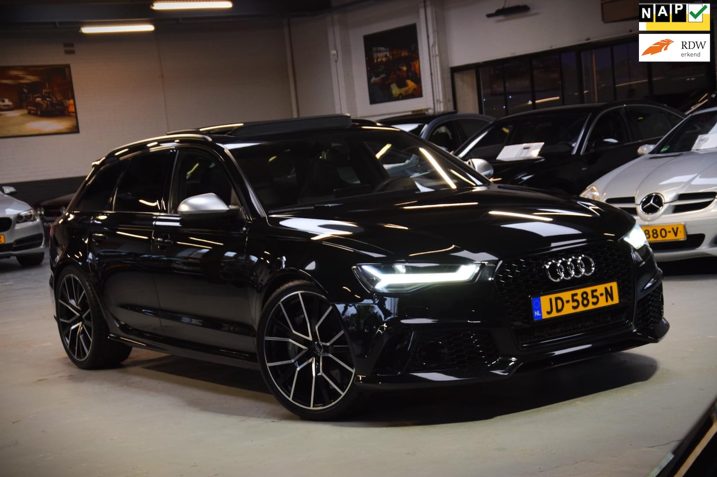 Audi RS6 - Avant 4.0 TFSI RS 6 Quattro Pro Line Plus Navi|Dynamic Pak. Plus|Leder|Keramisch|750+|Pano - AutoWereld.nl