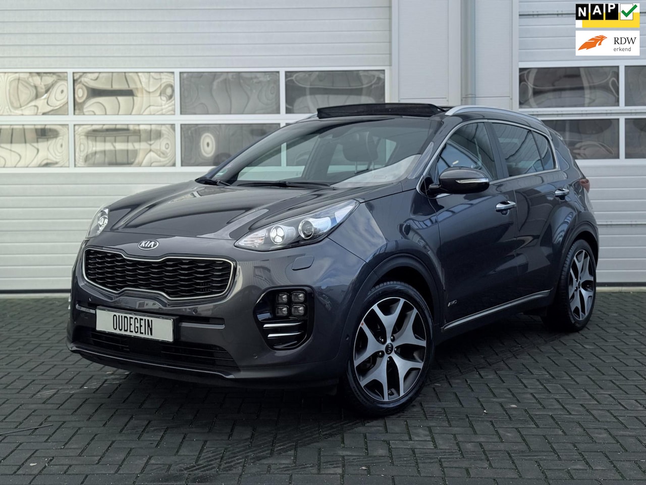 Kia Sportage - 1.6 T-GDI 4WD GT-Line PlusLine / Carplay / Trekhaak / Garantie / Camera / Dodehoek / Pano - AutoWereld.nl