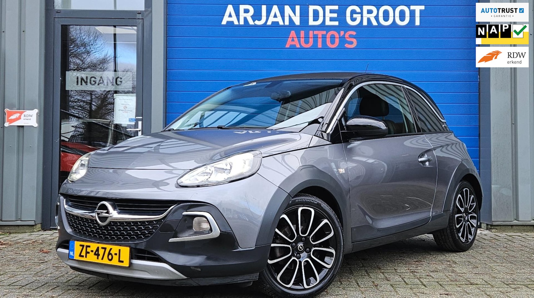 Opel ADAM - 1.4 Rocks 101PK Clima Cruise Opendak Bleutooth - AutoWereld.nl