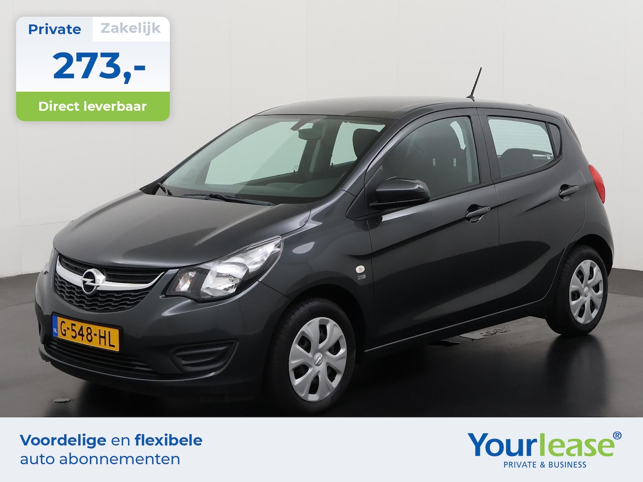 Opel Karl - 1.0 ecoFLEX 120 Jaar Edition | All-in 273,- Private Lease | Zondag Open! - AutoWereld.nl