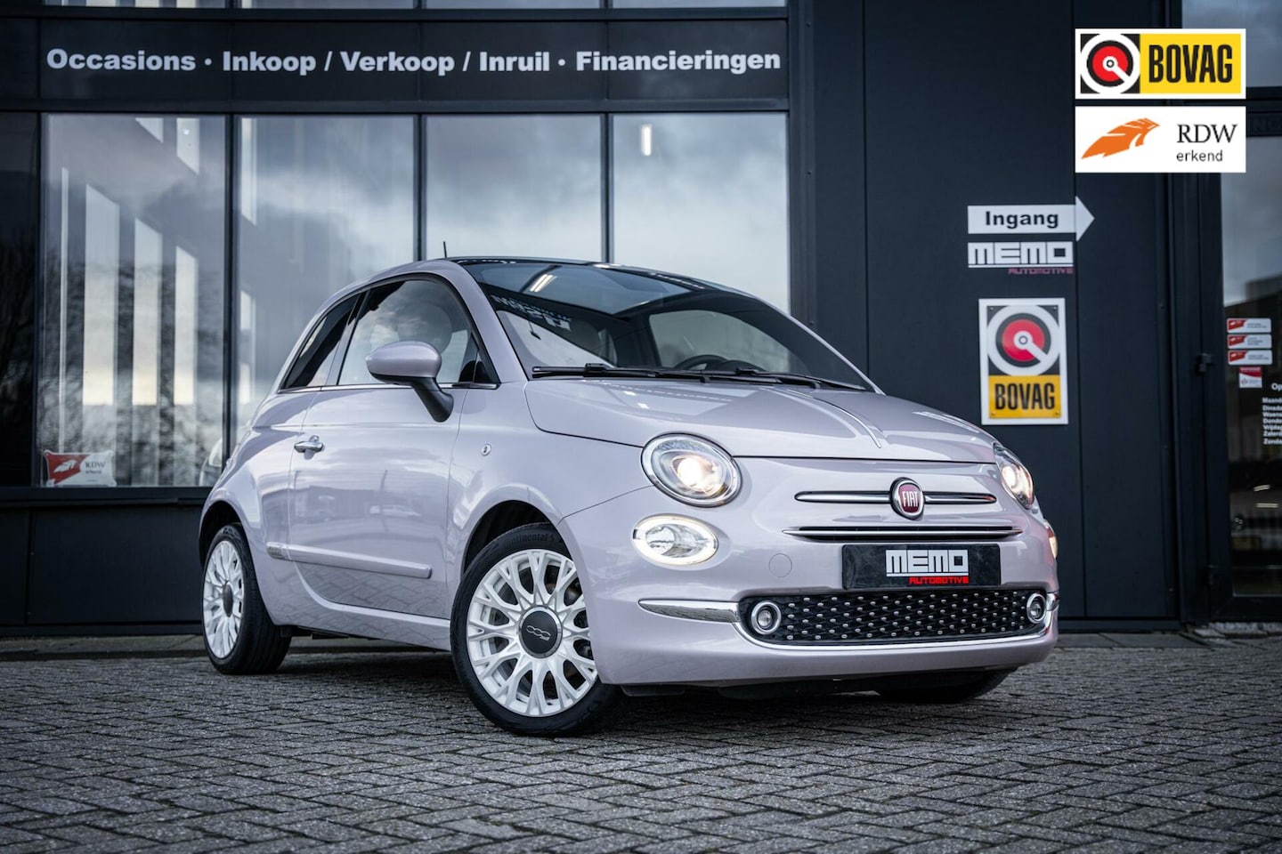 Fiat 500 - 1.2 Lounge*PANO*NAVI*CARPLAY*CLIMATECONTROL*CRUISE* - AutoWereld.nl