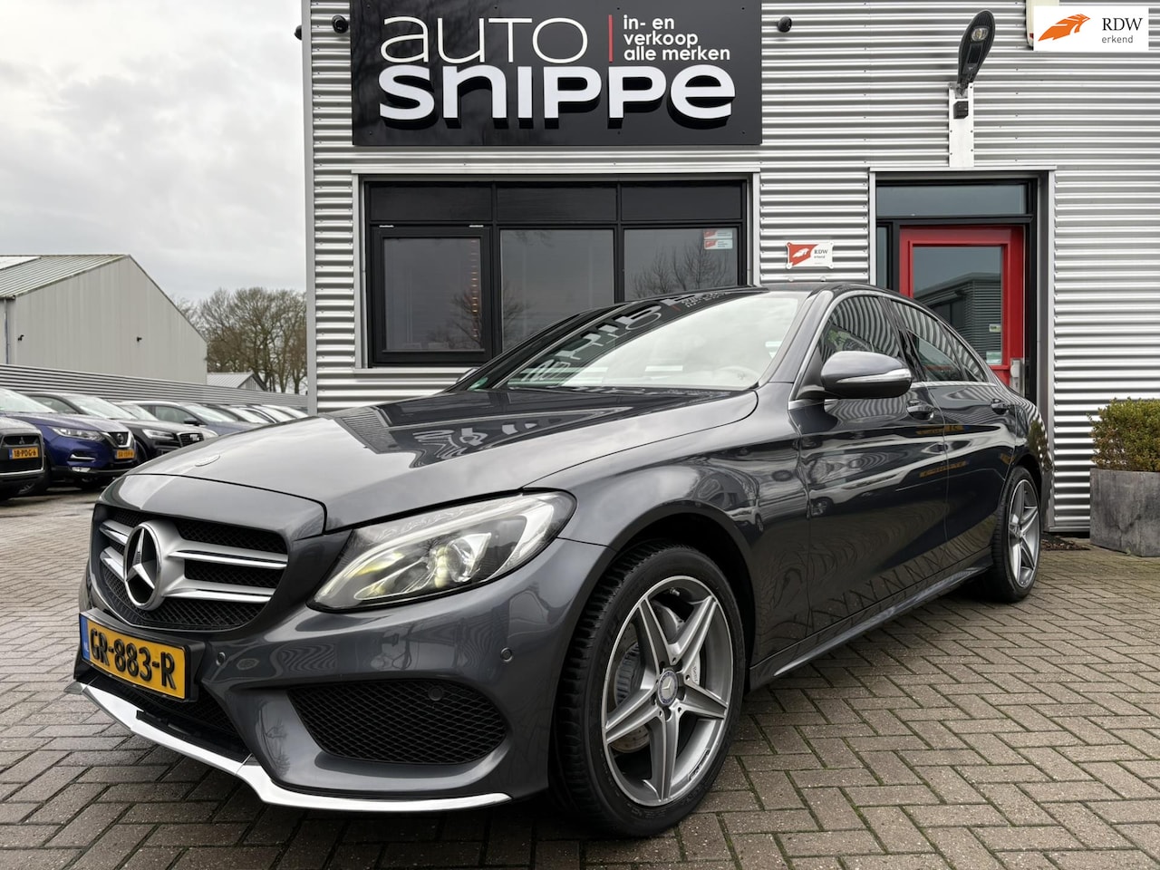 Mercedes-Benz C-klasse - 180 Prestige -AMG STYLING-VOLLEDER-SPORTSTOELEN-ZWARTE HEMEL-STOELVERWARMING-DEALER ONDERH - AutoWereld.nl