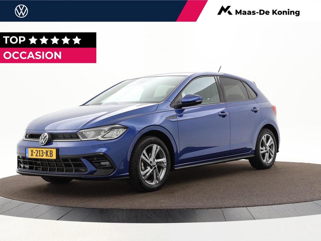 Volkswagen Polo - 1.0 Tsi / 95pk DSG R-Line · ACC · Keyless · Camera · Navi · App-Connect · P-Sensoren · 16' - AutoWereld.nl