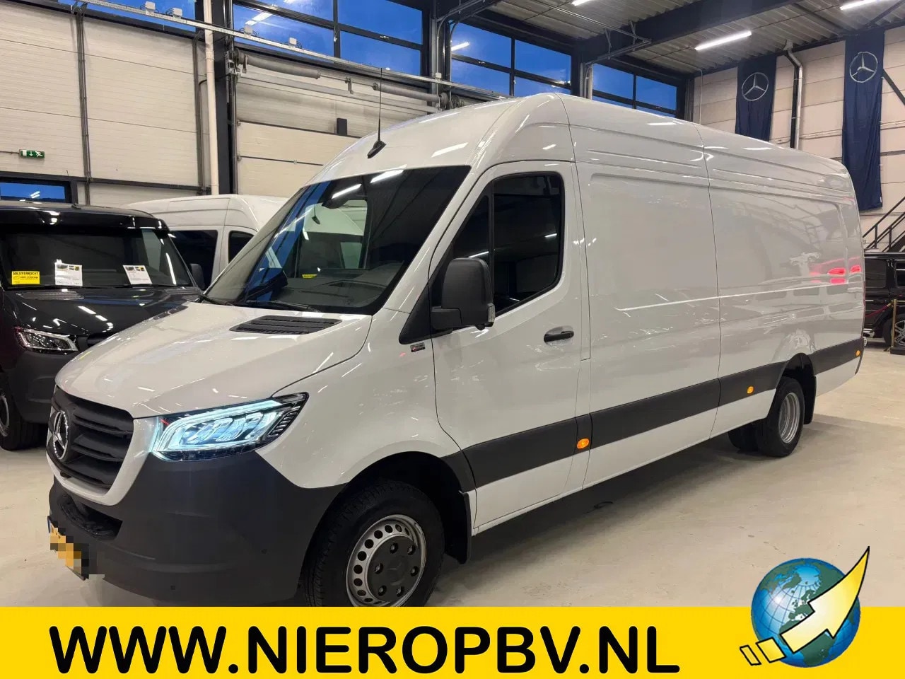 Mercedes-Benz Sprinter - 519CDI L4H2 Automaat Airco Navi Cruisecontrol NIEUW(2024)BPM VRIJ - AutoWereld.nl