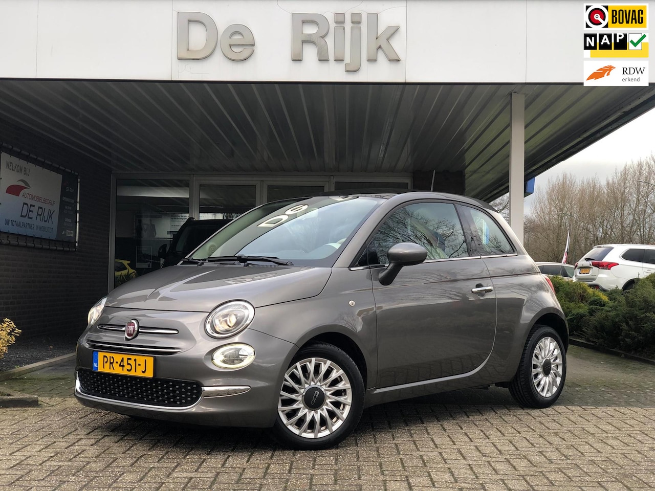 Fiat 500 - 0.9 TwinAir Turbo Anniversario | Pano, Navi, Cruise, Airco, DAB, 15'' LMV | NAP | - AutoWereld.nl