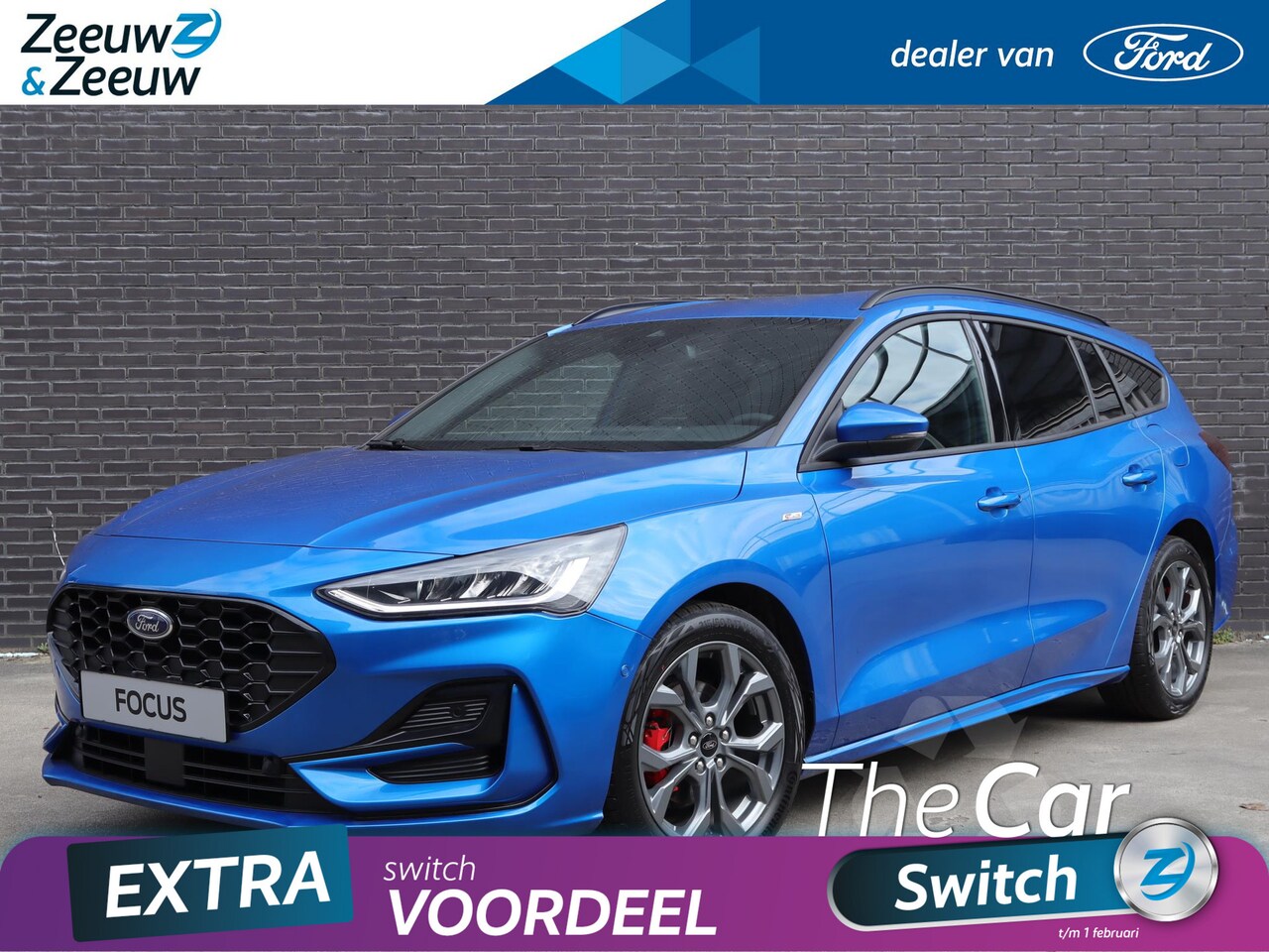 Ford Focus Wagon - 1.0 EcoBoost Hybrid ST Line X 125pk | €3.500.- korting | Stoel- stuur en voorruitverwarmin - AutoWereld.nl