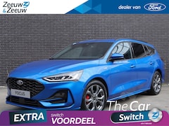 Ford Focus Wagon - 1.0 EcoBoost Hybrid ST Line X 125pk | €3.500.- korting | Stoel- stuur en voorruitverwarmin