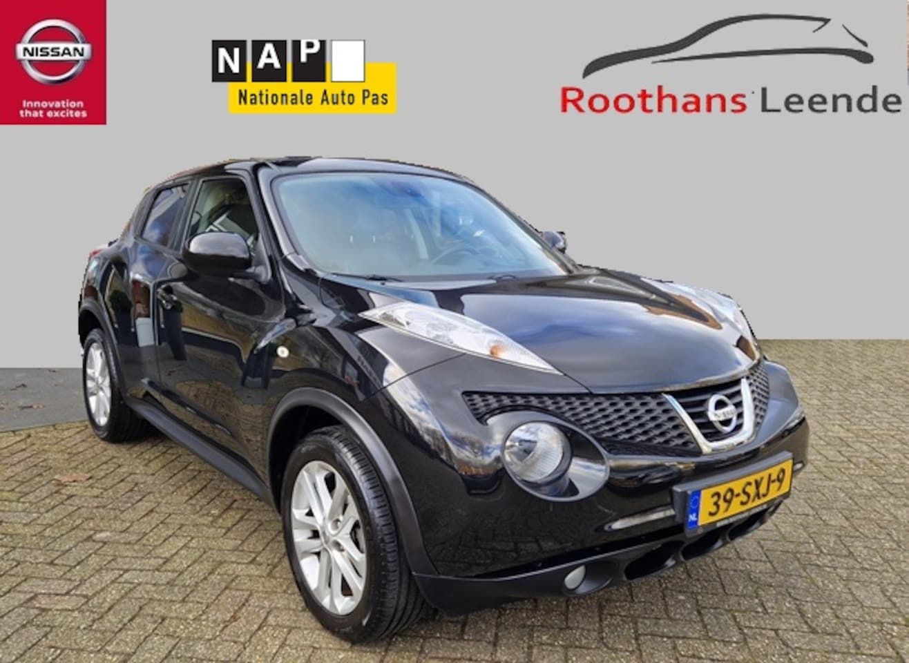 Nissan Juke - 1.6 117PK Tekna Navi - Camera - AutoWereld.nl