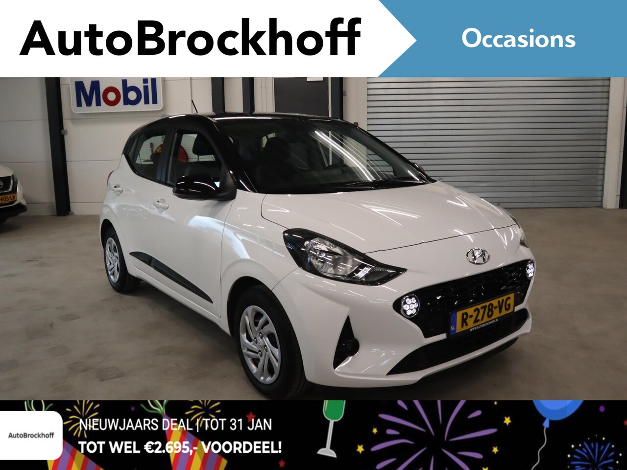 Hyundai i10 - 1.0 Comfort Smart Two Tone | Navi | Airco | Cruise | Electrische Ramen | Central Lock - AutoWereld.nl