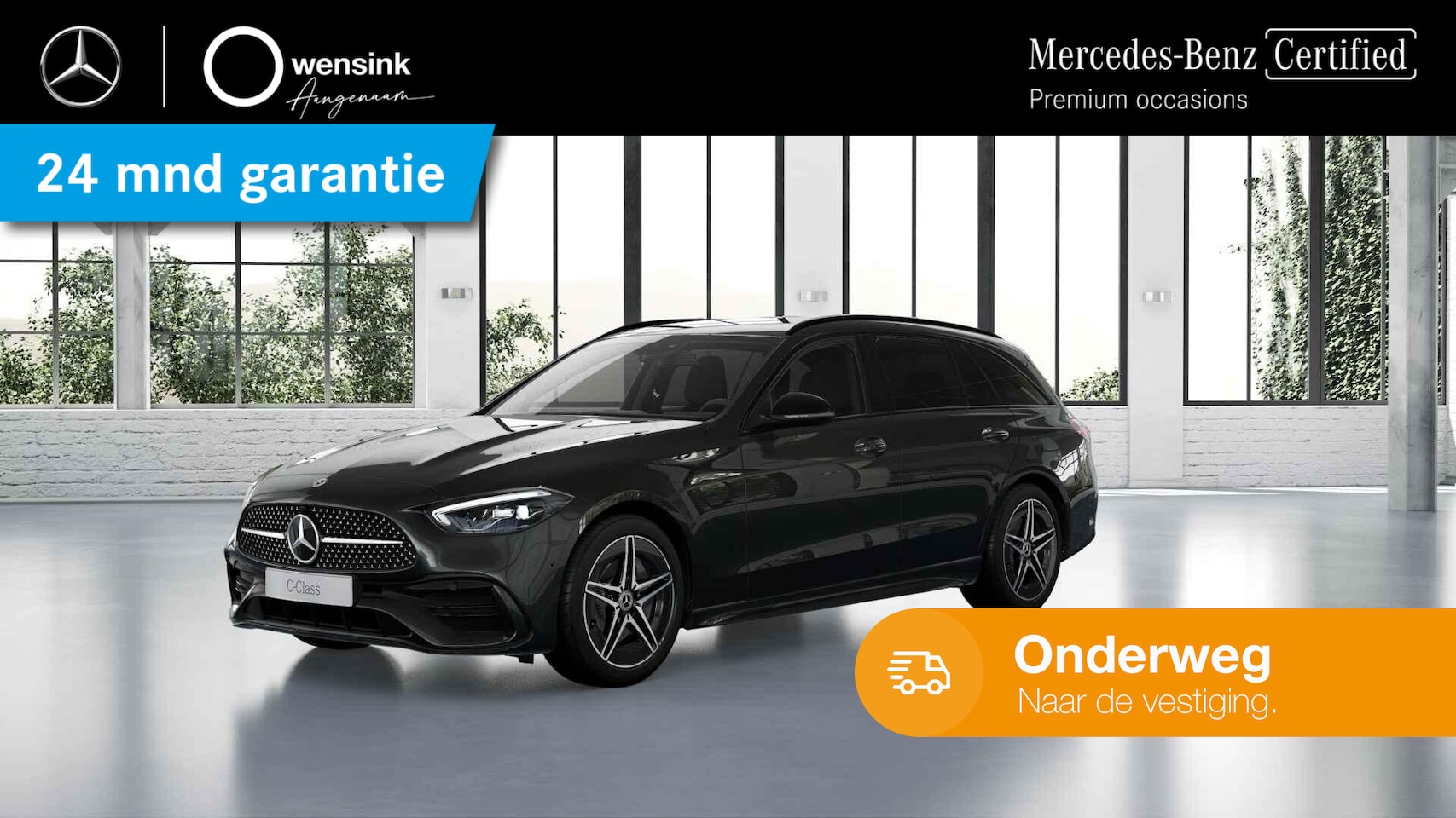 Mercedes-Benz C-klasse Estate - 300 e AMG Line Limited | AMG | Night pakket | Distronic | - AutoWereld.nl