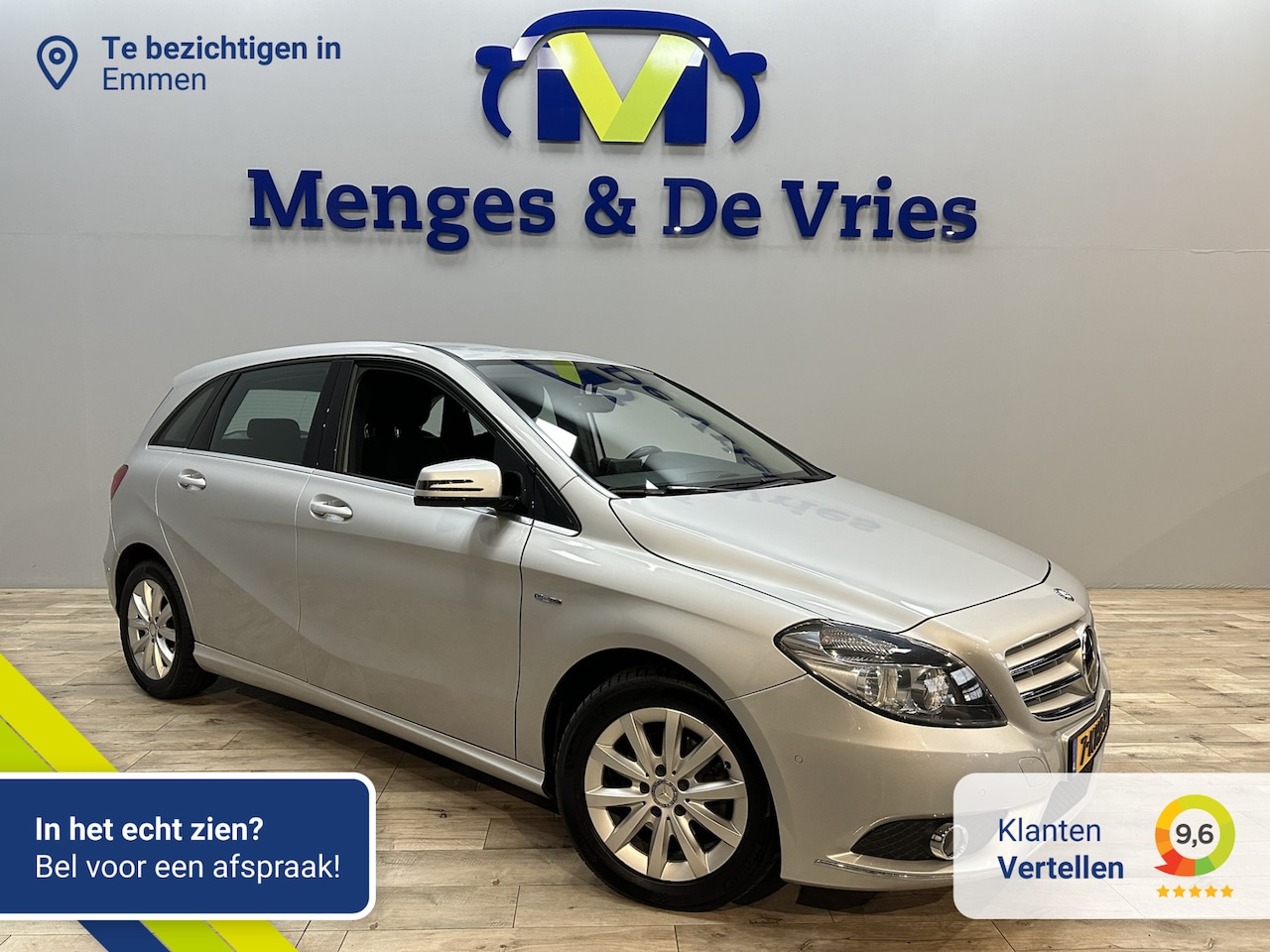 Mercedes-Benz B-klasse - 180 Ambition Automaat | Airco | Cruise Control | Navigatie | Elek ramen 4x | Stoelverwarmi - AutoWereld.nl