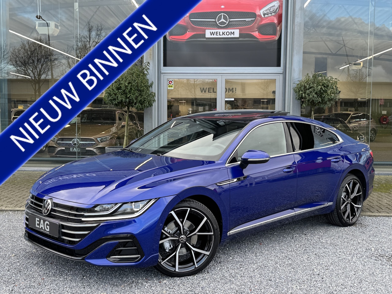 Volkswagen Arteon - 1.4 TSI eHybrid R-Line Business+ | Pano | 360'' Camera | LED | Lapiz Blue | 20'' Estoril | - AutoWereld.nl