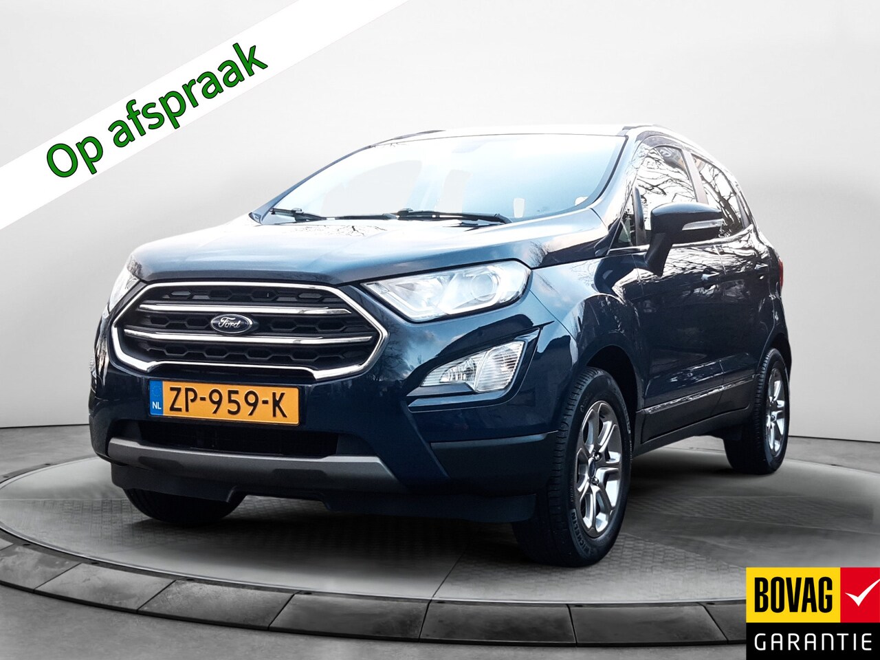 Ford EcoSport - 1.0 EcoBoost Titanium (126 PK) 2e-Eig. Keurig-Onderh. BOVAG-Garantie, NL-Auto. Navigatie/A - AutoWereld.nl