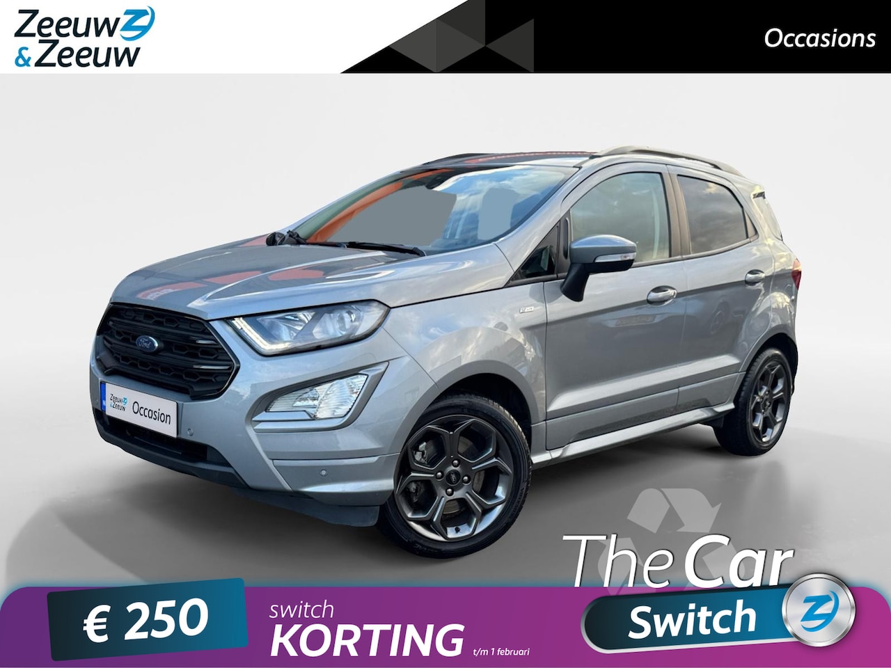 Ford EcoSport - 1.0 EcoBoost ST-Line |Zeer compleet|BLIS|B&O Audio|Achteruitrijcamera|Xenon| - AutoWereld.nl