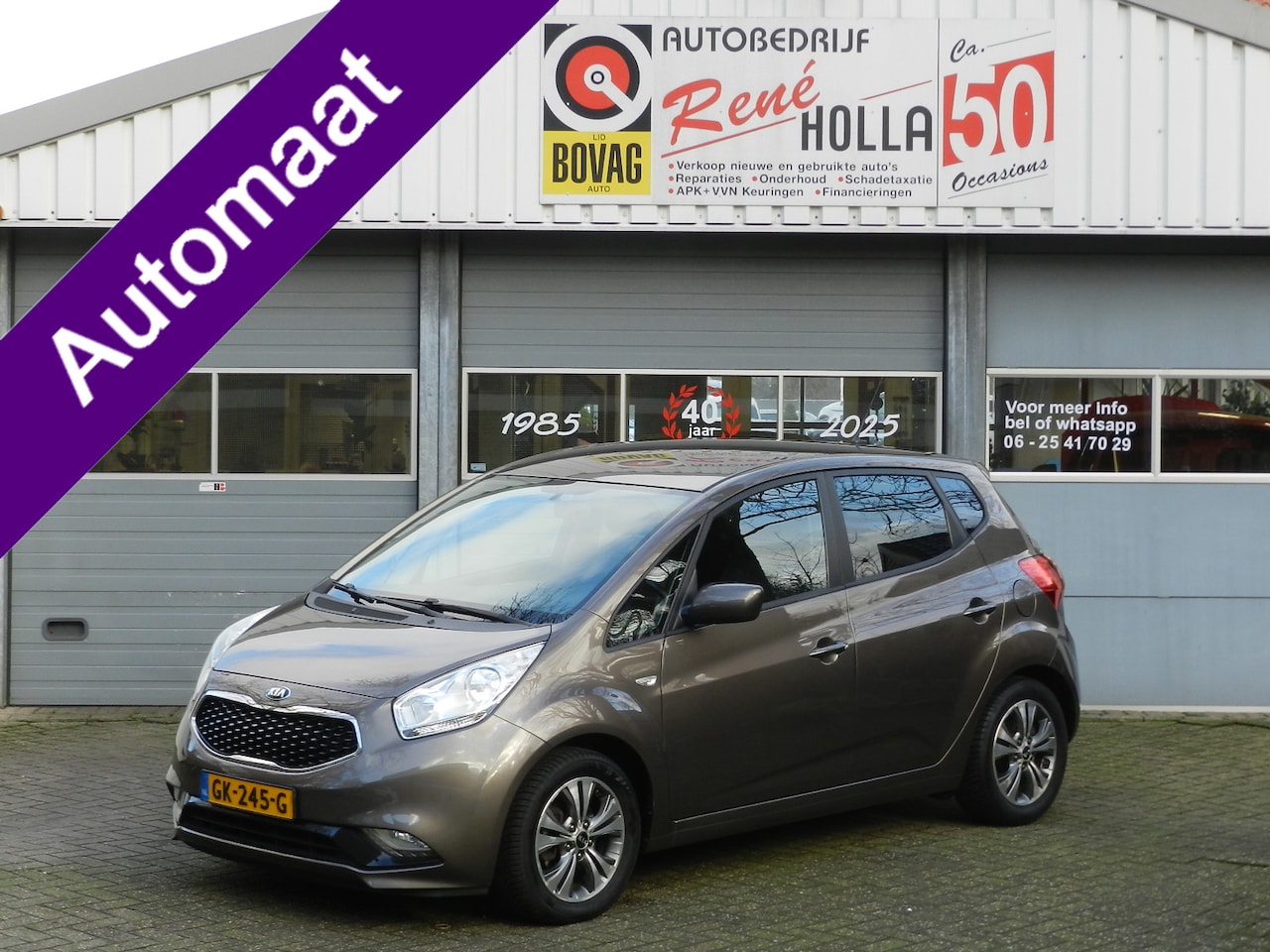 Kia Venga - 1.6 CVVT DynamicLine Automaat Navi Camera Climate en Cruise contr Half leer - AutoWereld.nl