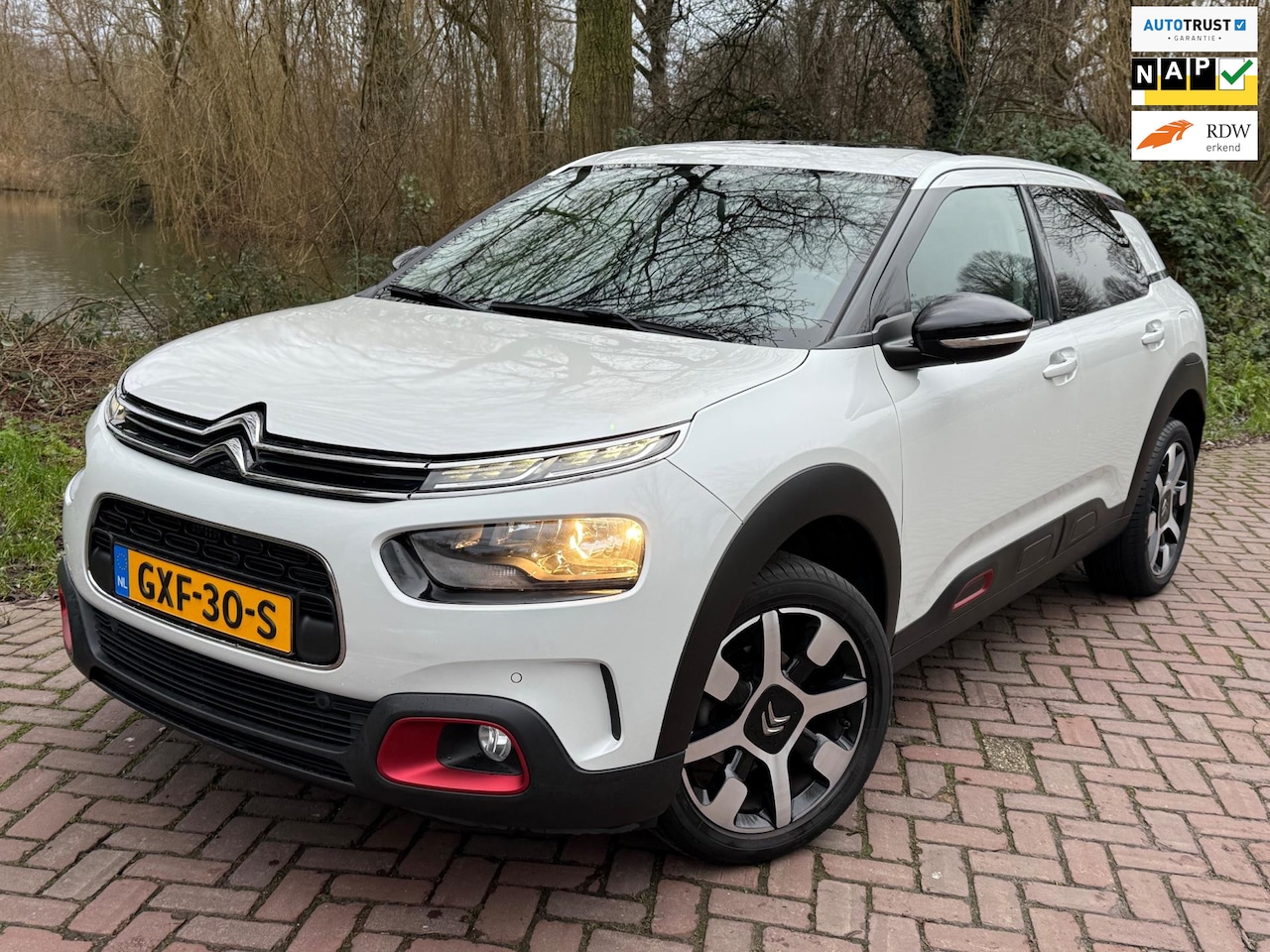 Citroën C4 Cactus - 1.2 PureTech Shine 1 Eig. b.j. 6-2018 57000 km Panodak ,Navi ,Trekhaak - AutoWereld.nl