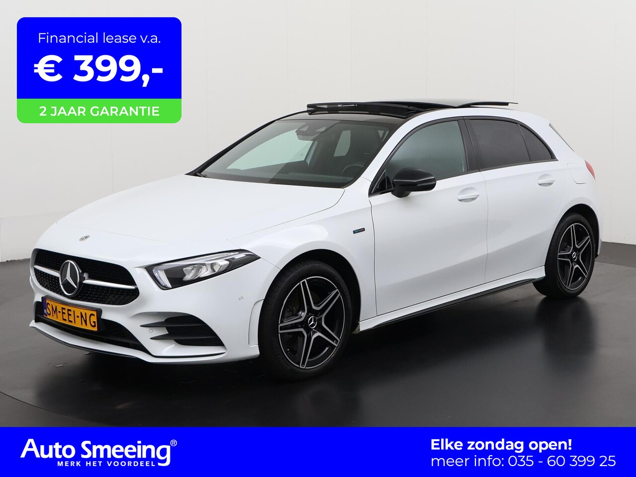 Mercedes-Benz A-klasse - 250e Premium Plus AMG Night | Panoramadak | Mem stoel | Widescreen | Trekhaak | Zondag ope - AutoWereld.nl