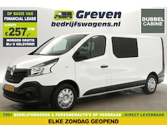 Renault Trafic - 1.6 dCi T29 L2H1 6 Persoons | Dubbele Cabine Airco Cruise PDC Elektrpakket Trekhaak