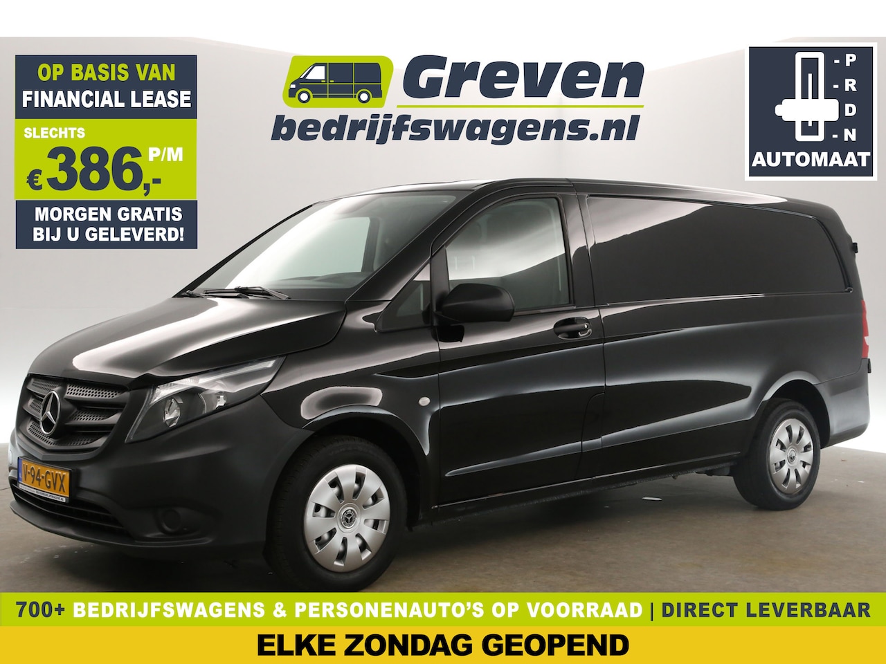 Mercedes-Benz Vito - 114 CDI Lang Automaat Airco Cruise 3 Persoons Elektrpakket Schuifdeur - AutoWereld.nl