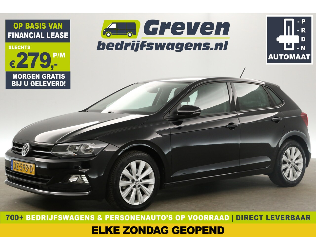 Volkswagen Polo - 1.0 TSI Highline 116PK Automaat ACC Clima Camera Carplay LED 16"LMV Navi PDC Stoelverwarmi - AutoWereld.nl