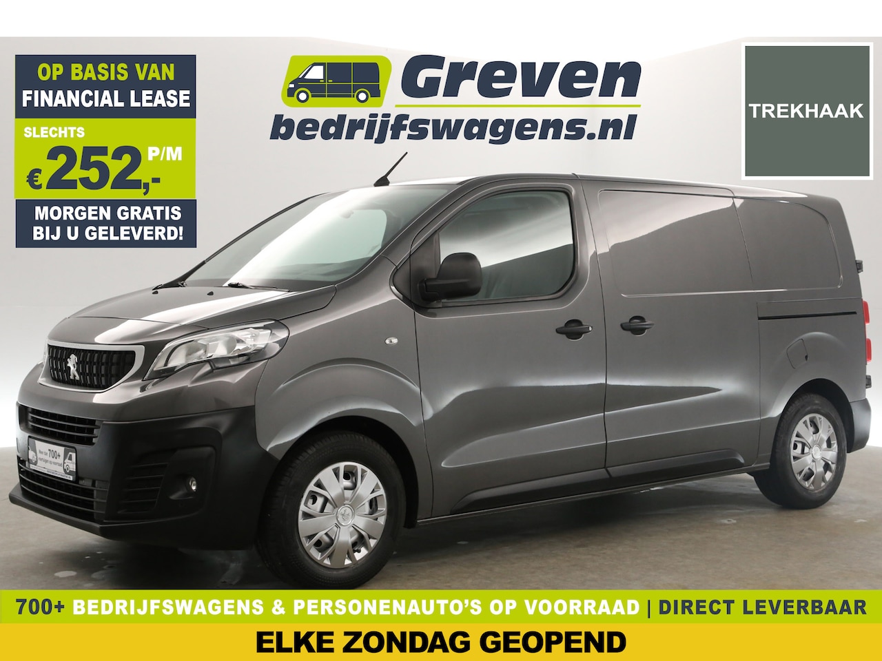 Peugeot Expert - 1.5 HDI L2H1 Airco Cruise Carplay 2xSchuifdeur Navi PDC 3 Persoons Trekhaak - AutoWereld.nl