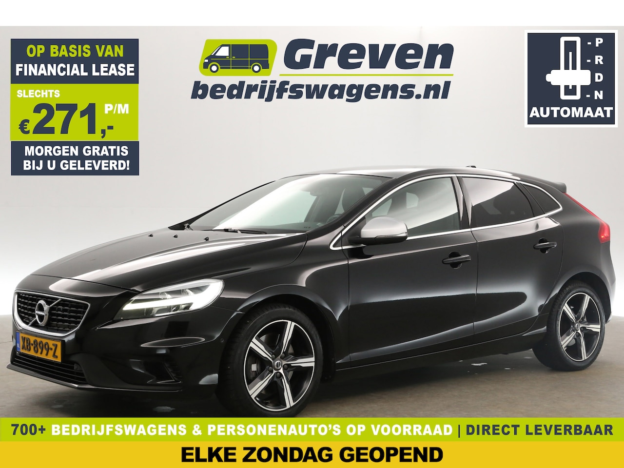 Volvo V40 - 1.5 T3 Polar+ R-Design 153PK Automaat Clima Camera Cruise Harman/Kardon LED Pano-View Navi - AutoWereld.nl