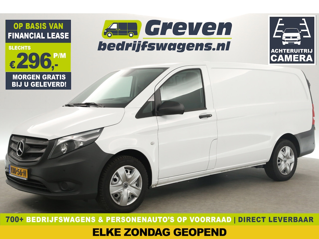 Mercedes-Benz Vito - 116 CDI Lang 164PK Airco Camera Carplay Cruise Navigatie PDC Elektrpakket Trekhaak - AutoWereld.nl