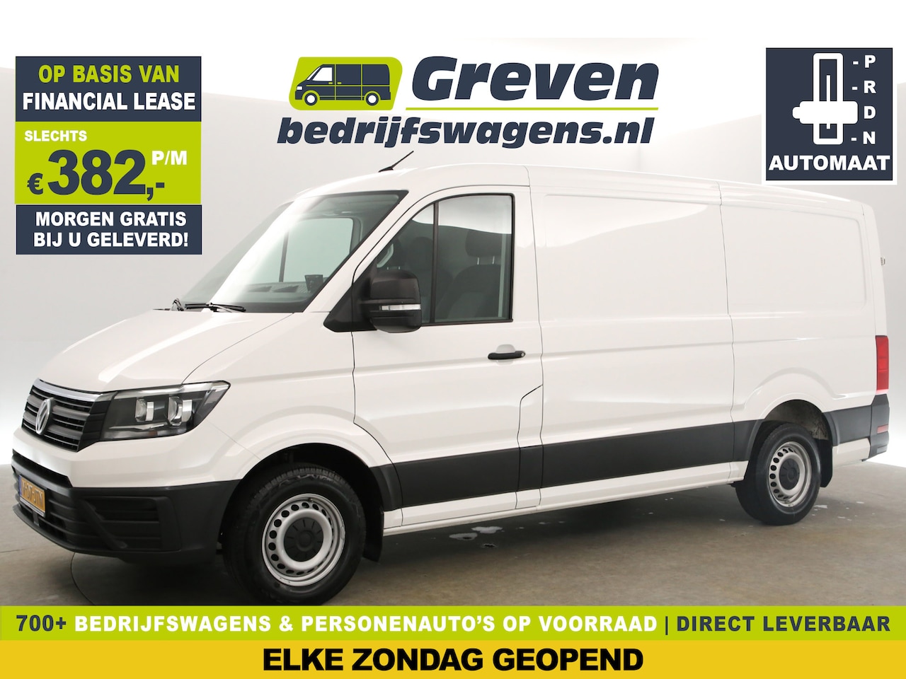 Volkswagen Crafter - 30 2.0 TDI L3H2 140PK | 3000KG Trekgew. | DSG Automaat Airco Cruise Carplay Stoelverwarmin - AutoWereld.nl