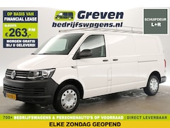 Volkswagen Transporter - 2.0 TDI L2H1 140PK Airco Carplay 2xSchuifdeur 3 Persoons Navigatie PDC Imperiaal Trekhaak