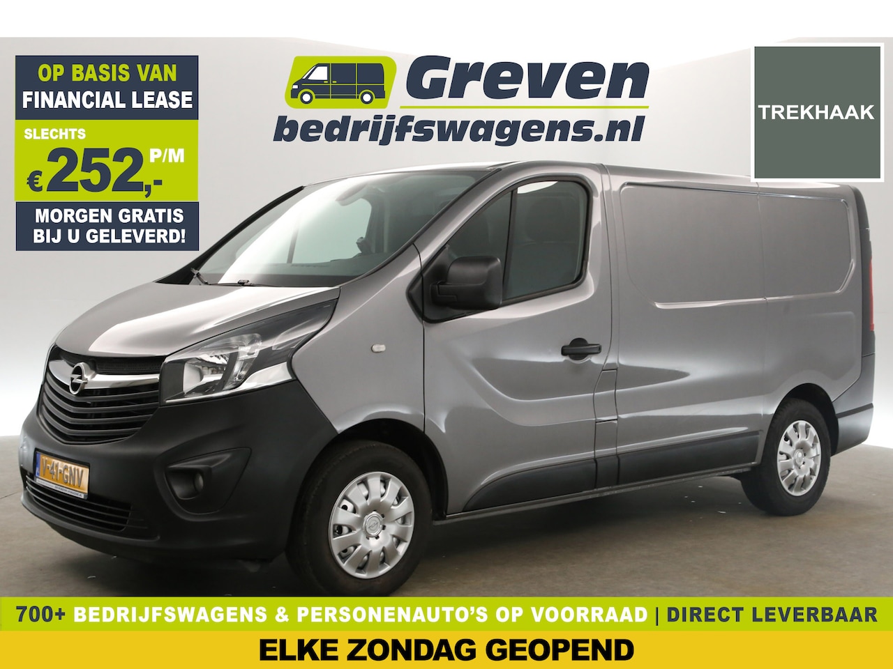 Opel Vivaro - 1.6 CDTI L1H1 Airco Cruise Navigatie PDC 3 Persoons LED Elektrpakket Trekhaak - AutoWereld.nl