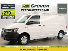 Volkswagen Transporter - 2.0 TDI L2H1 140PK Airco Carplay Navigatie PDC Trekhaak Imperiaal 2xSchuifdeur 3 Persoons