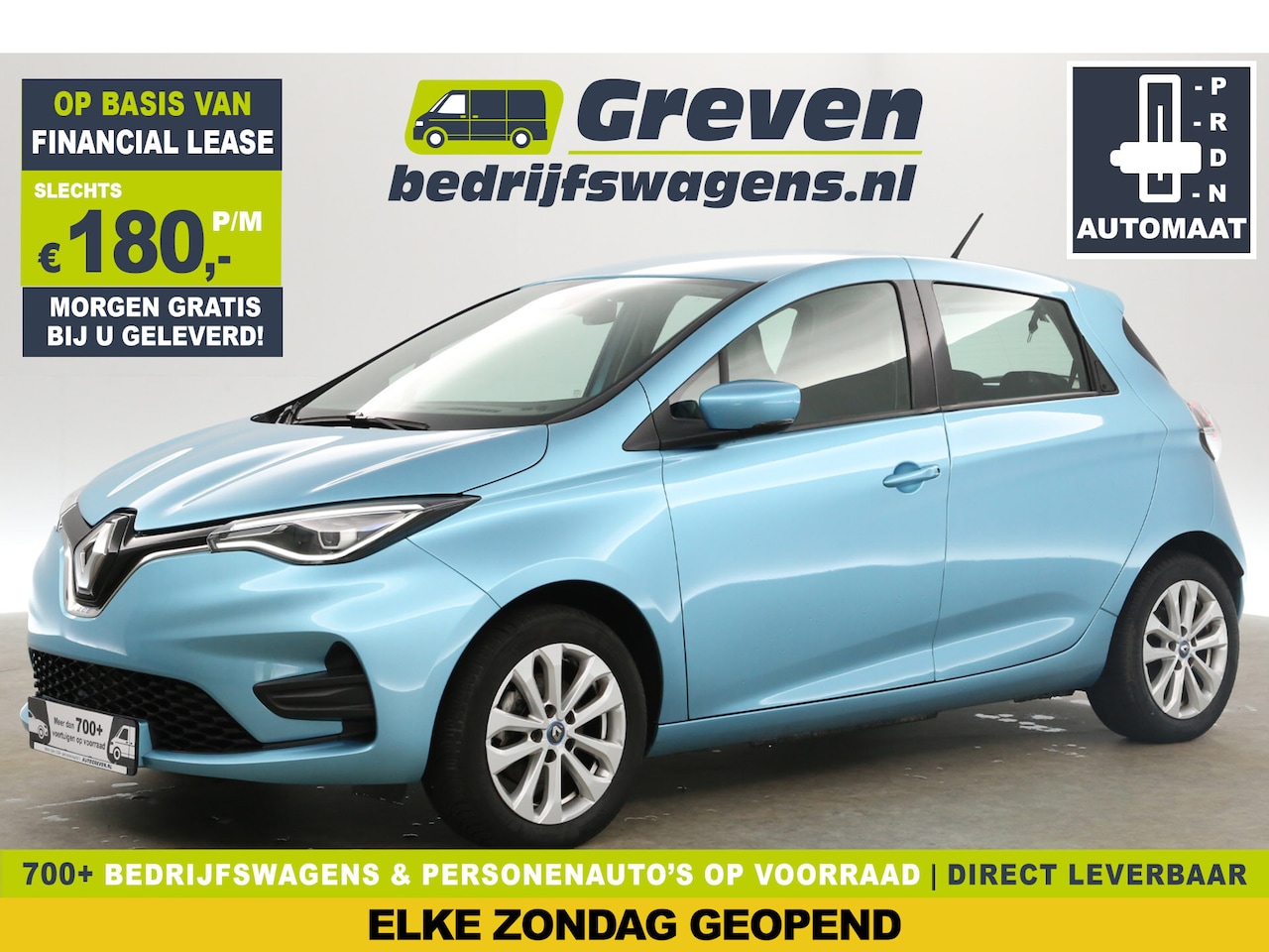 Renault Zoe - 52 kWh Experience | Huur-Accu Elektrisch Automaat Airco Cruise Carplay Virtual 16"LMV LED - AutoWereld.nl