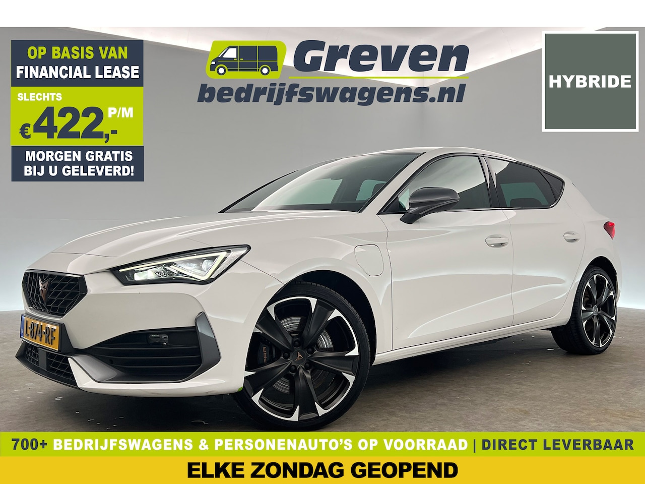 CUPRA Leon - 1.4 e-Hybrid 259PK Automaat ACC Clima Carplay LED Kuipstoelen Sfeerverl. Navigatie Virtual - AutoWereld.nl