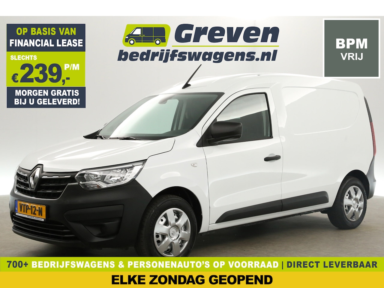 Renault Express - 1.5 dCi L1H1 BPM Vrij | 2023 | Demo | Airco Cruise PDC Elektrpakket Schuifdeur - AutoWereld.nl