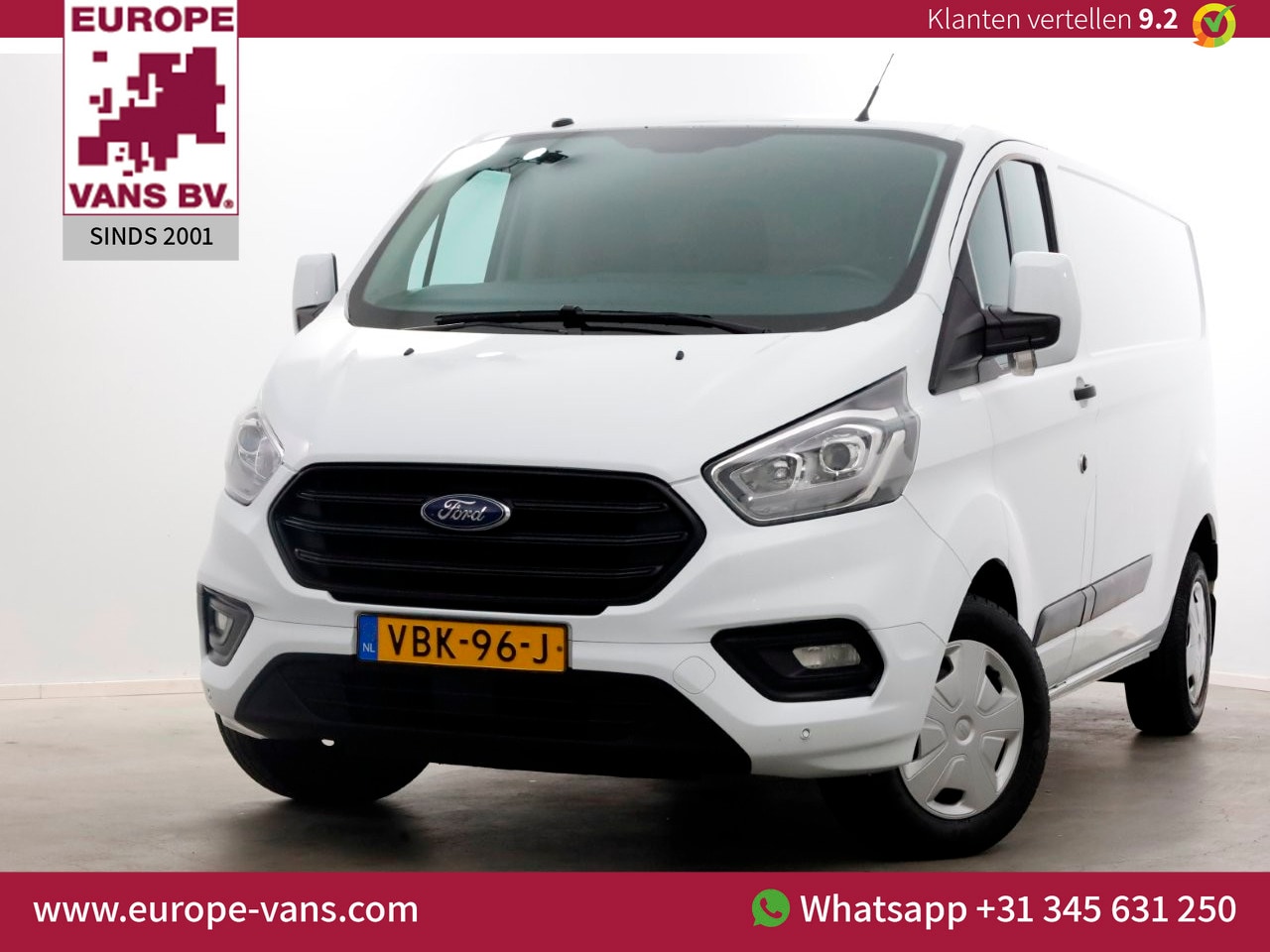 Ford Transit Custom - 340 2.0 TDCI 130pk E6 L2H1 Trend Airco/Camera/Trekhaak 2800kg 07-2019 - AutoWereld.nl