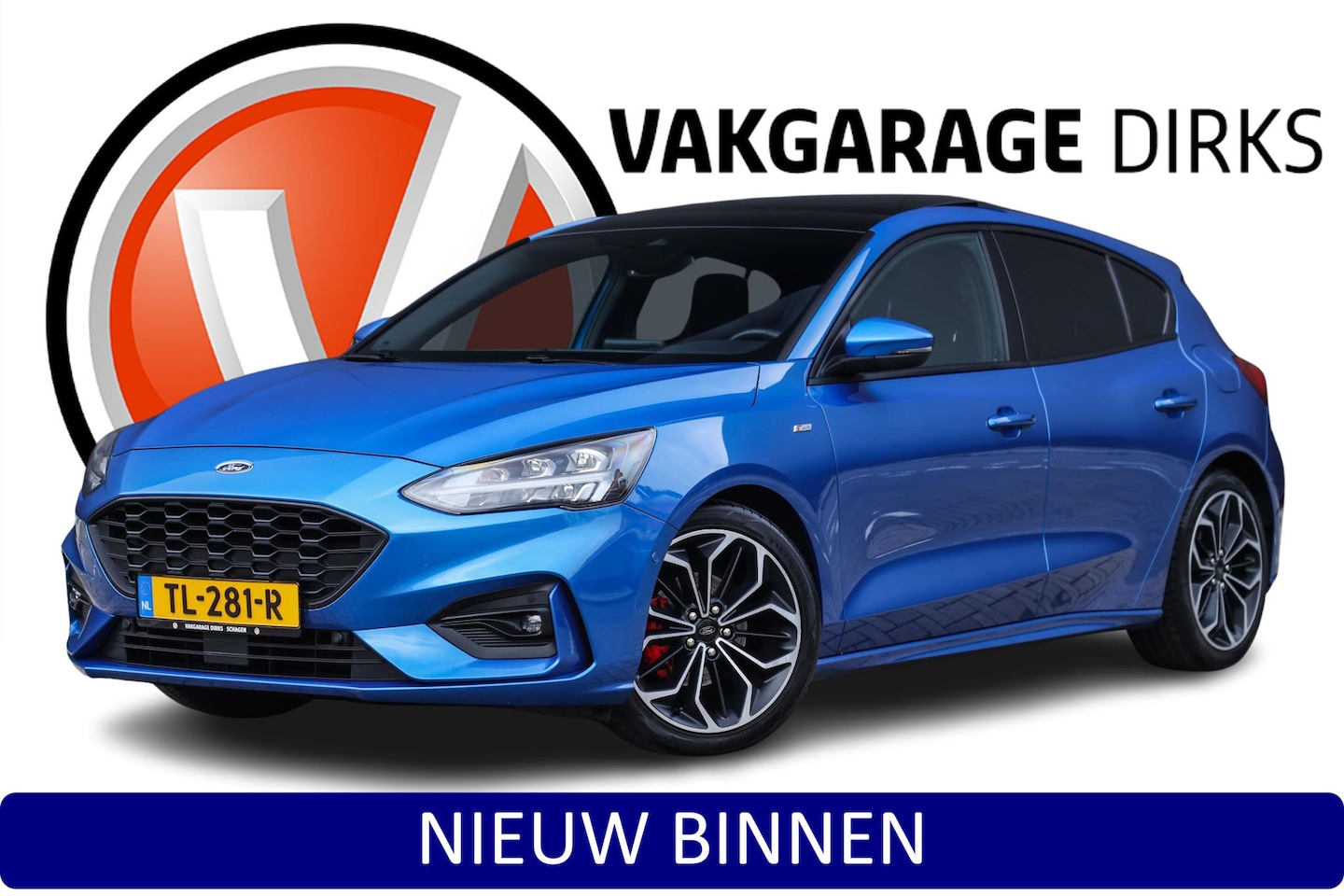 Ford Focus - EcoBoost 125 PK ST Line ✅ Pano ✅ LED ✅ ACC ✅ B&O - AutoWereld.nl