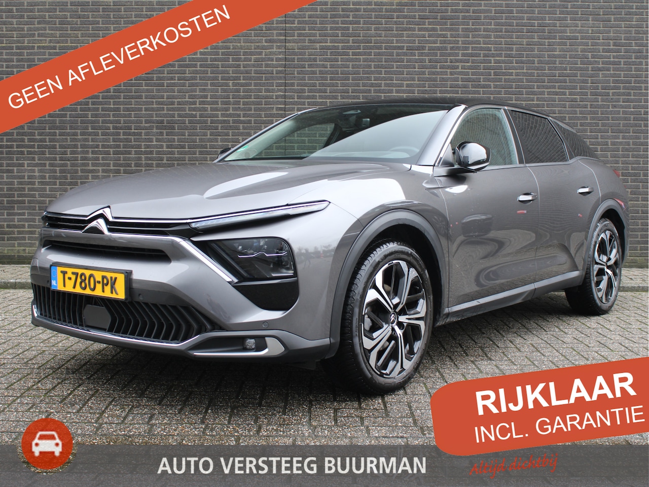 Citroën C5 X - 1.2 PureTech Business Plus Automaat, luxe lederen bekleding, 19"inch LM velgen, verw. Voor - AutoWereld.nl