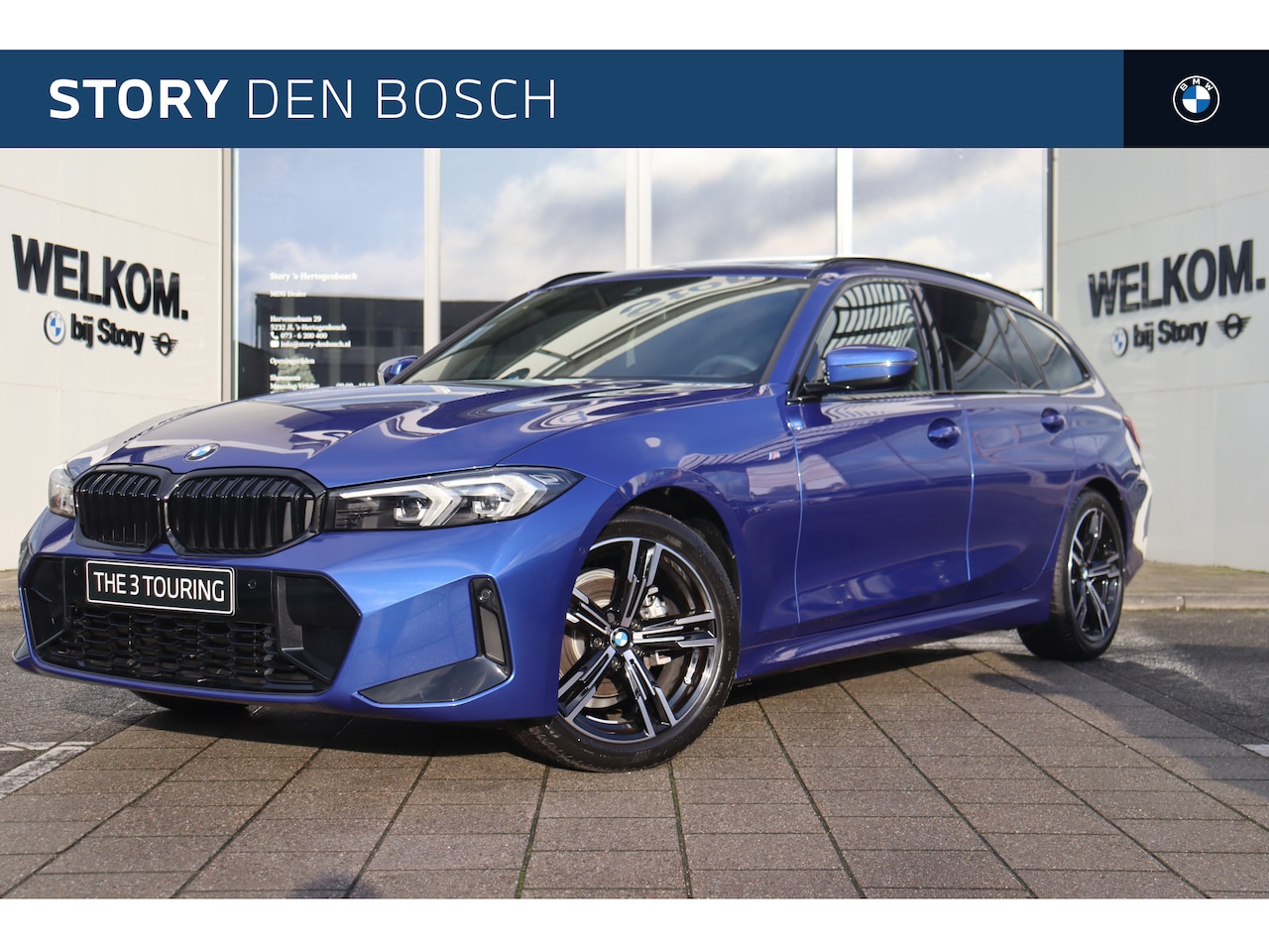 BMW 3-serie Touring - 318i M Sport Automaat / Panoramadak / Trekhaak / Sportstoelen / Comfort Access / Parking A - AutoWereld.nl