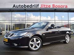 Saab 9-3 Cabrio - 1.8t 150pk Automaat Vector Zwart Leder | ECC | 17 Inch LMV | Sportstoelen | Stoelverwarmin