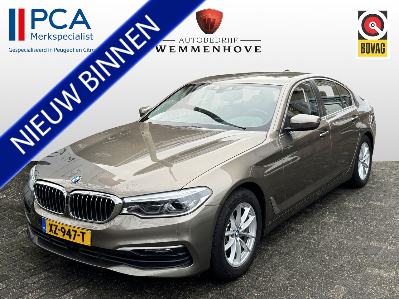 BMW 5-serie - 520i High Executive Edition Airco/Stoelverw./Harman&Kardon Audio/Leder - AutoWereld.nl