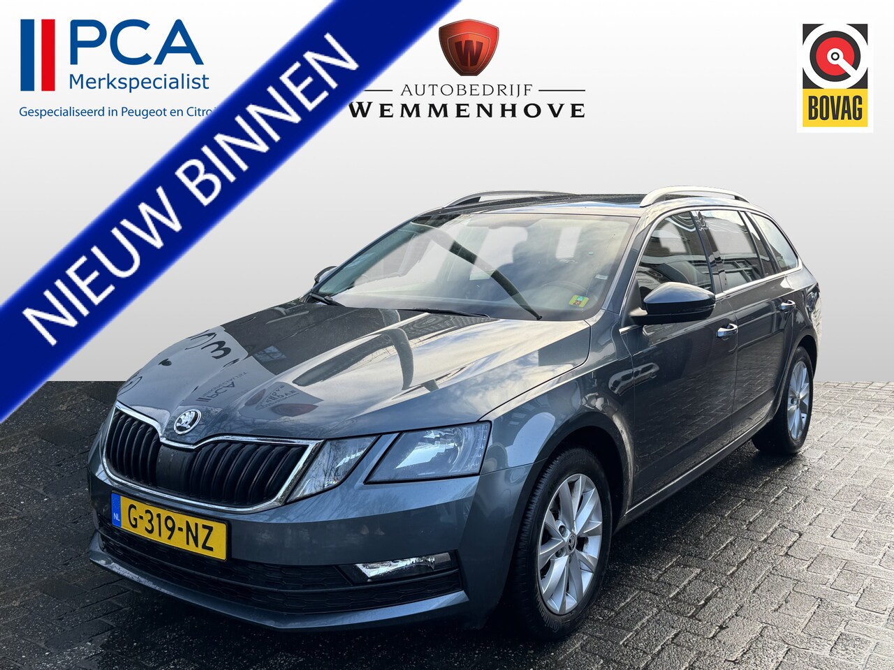 Skoda Octavia Combi - 1.0 TSI Greentech Business Edition Airco/Navigatie/Cruise Control - AutoWereld.nl