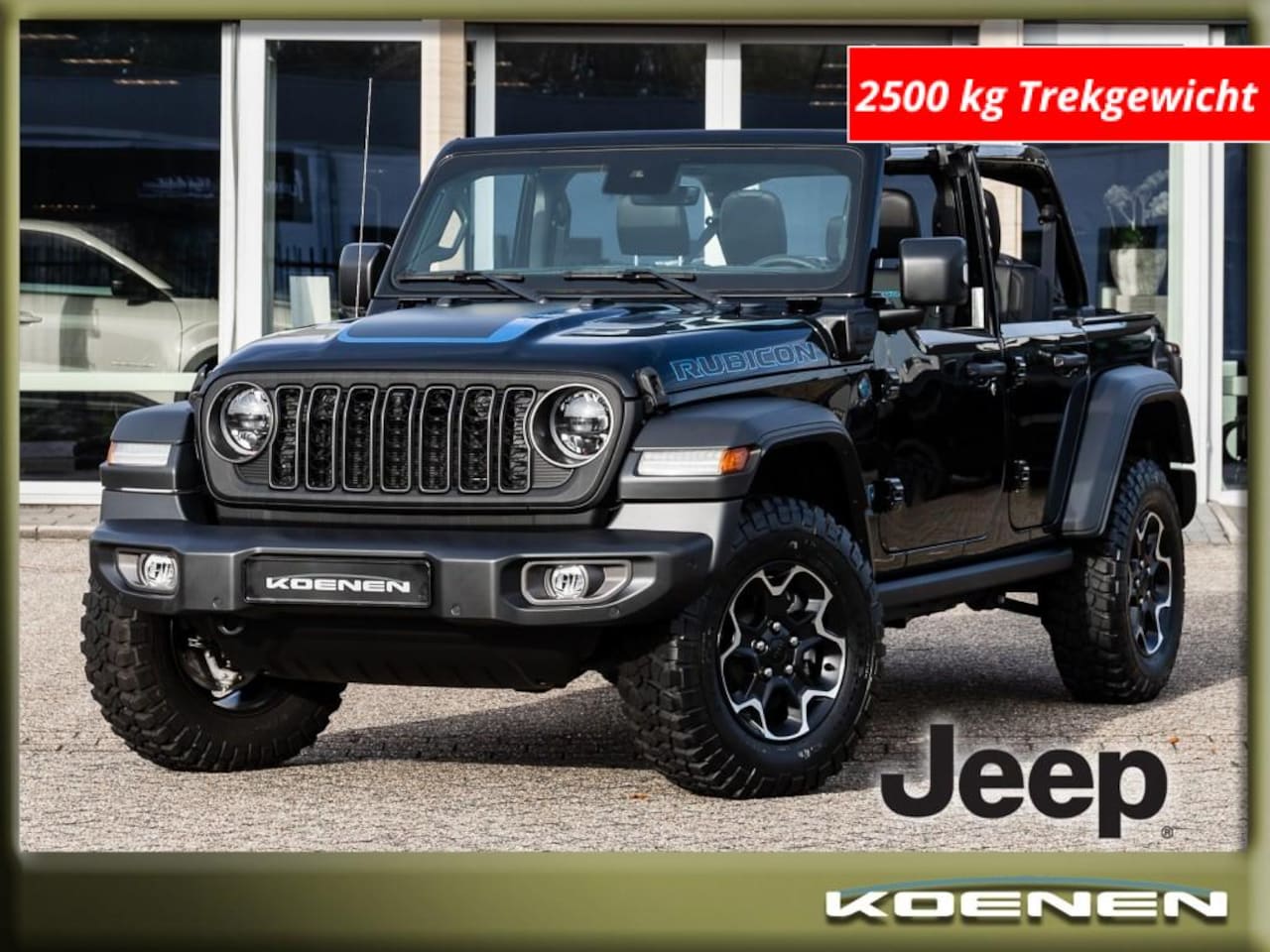 Jeep Wrangler - 4xE Rubicon Aut. / 2500Kg trekgewicht /  DUAL DOORS - AutoWereld.nl