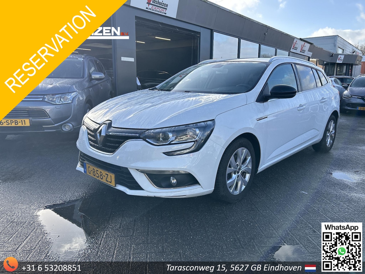 Renault Mégane Estate - 1.3 TCe Limited | € 4.950,- NETTO! | KOPPAKKING DEFECT! | Climate | Cruise | Navi | PDC | - AutoWereld.nl