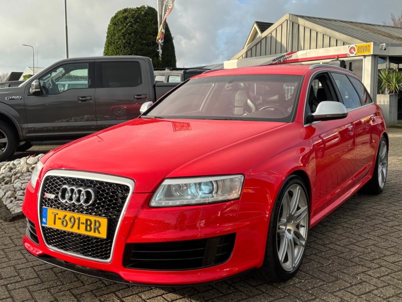 Audi RS6 - 5.0 TFSI Avant Rood 2009 Youngtimer Documentatie A6 S6 - AutoWereld.nl