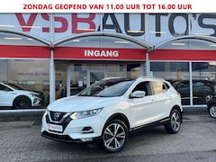 Nissan Qashqai - 1.2 DIG-T TEKNA LED NAVI PANO-DAK 360-CAMERA AIRCO LMV PDC