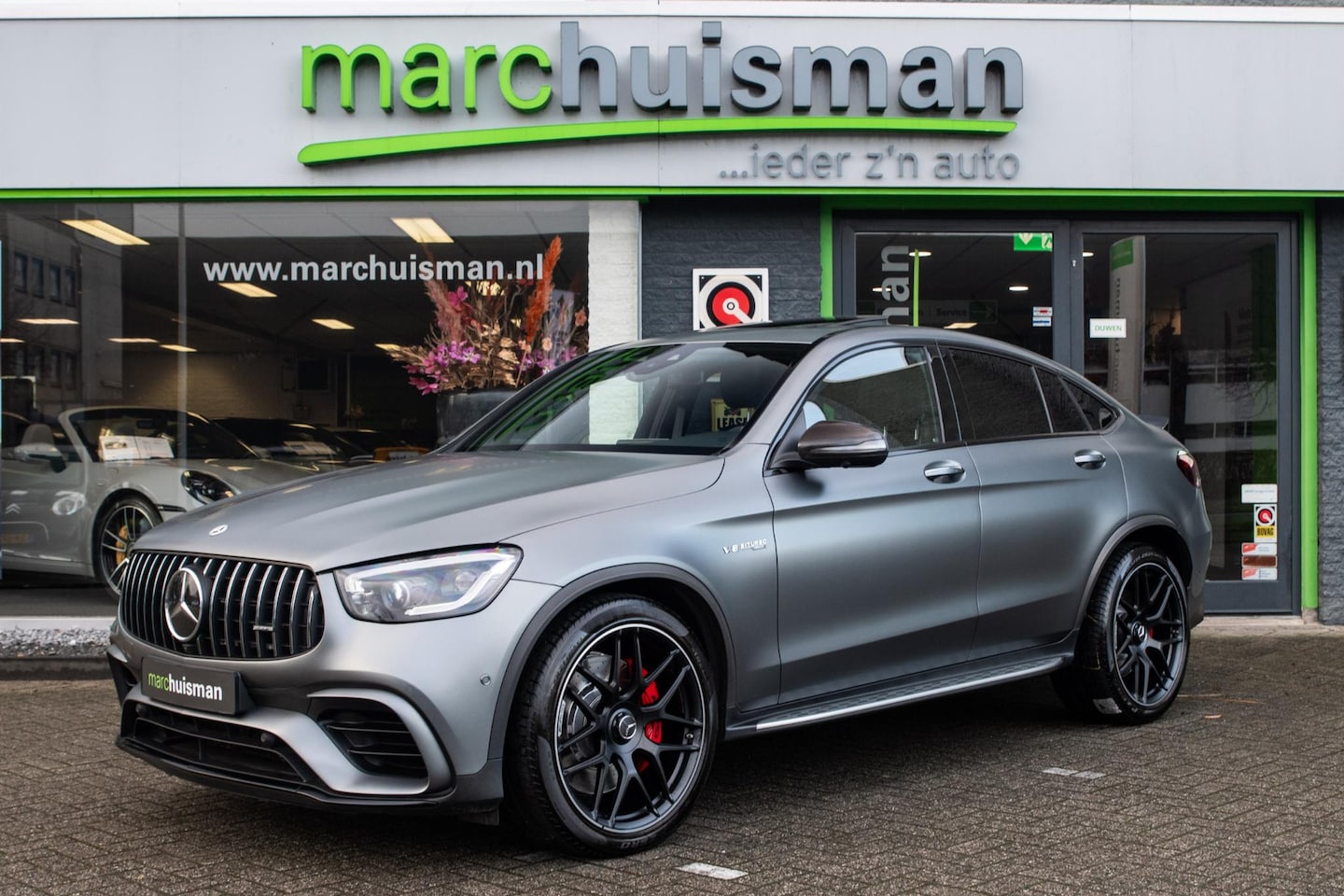 Mercedes-Benz GLC-klasse Coupé - AMG 63 S 4MATIC+ Premium Plus / SCHUIFDAK / NL AUTO / 1E EIG - AutoWereld.nl