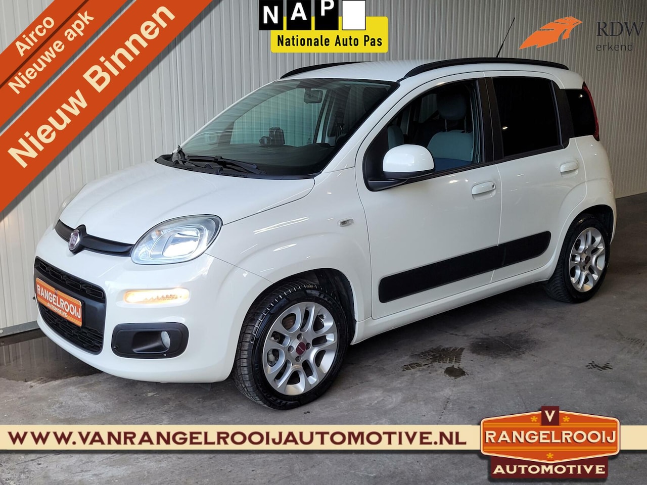 Fiat Panda - 0.9 TwinAir Sempre 0.9 TwinAir Sempre 86pk, 5-p , airco, 15" lmv, navi, el. pakket - AutoWereld.nl